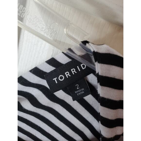 Torrid Mini Jersey Twist Back Skater Dress, 2X - Picture 7 of 8